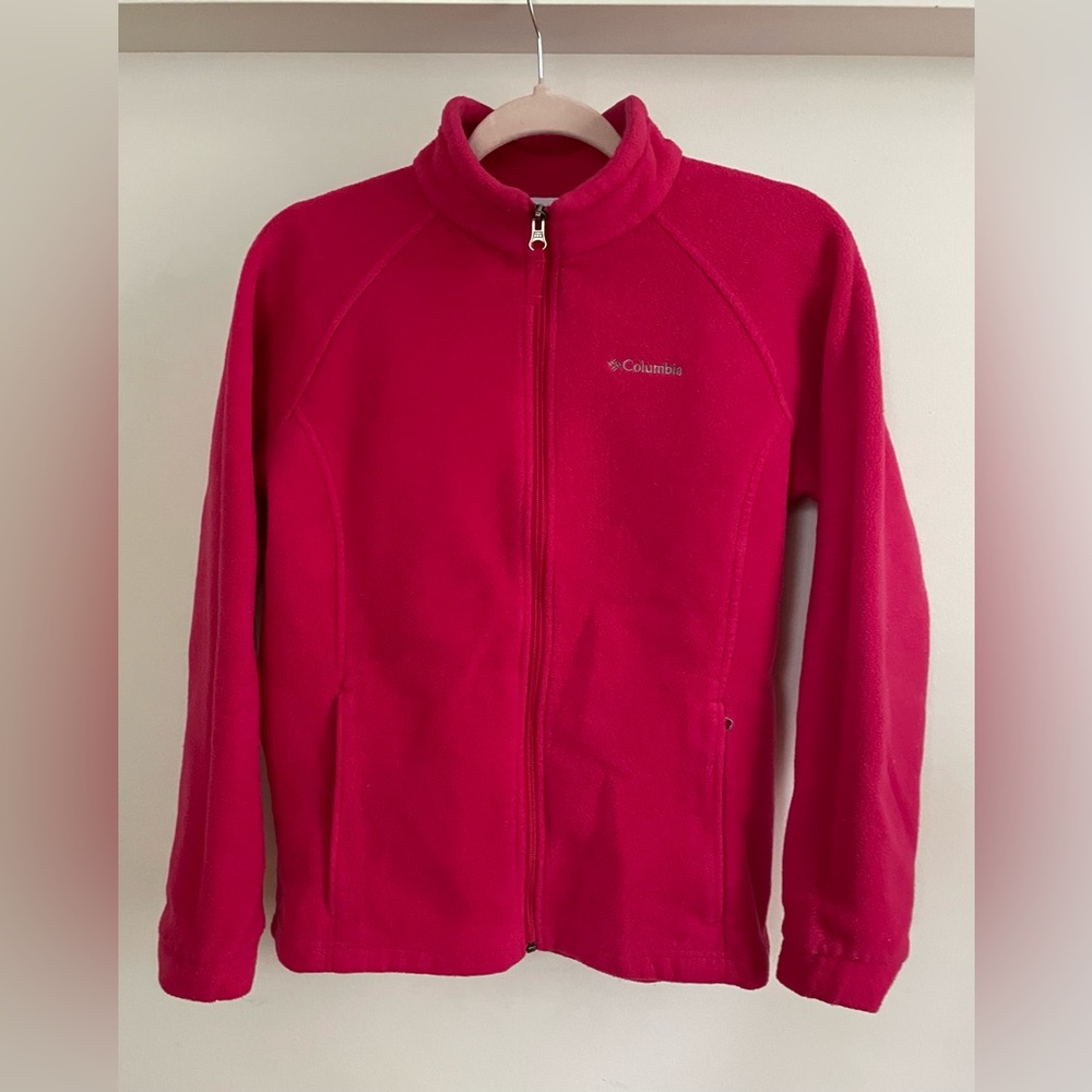 Columbia Big Girl’s Full Zip Fleece Jacket size 18-20